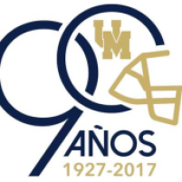 Logo conmemorativo del 90 Aniversario de Fútbol Americano en la UNAM